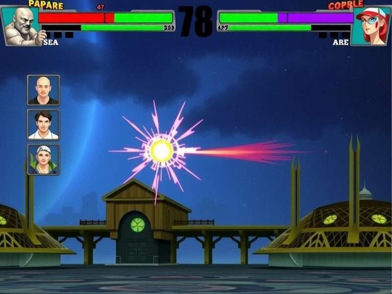 Papad Fighter Elite Character Selection Screen